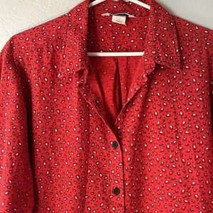 Vintage Miss Fashionality Blouse Size 40 Large XL Super Cute